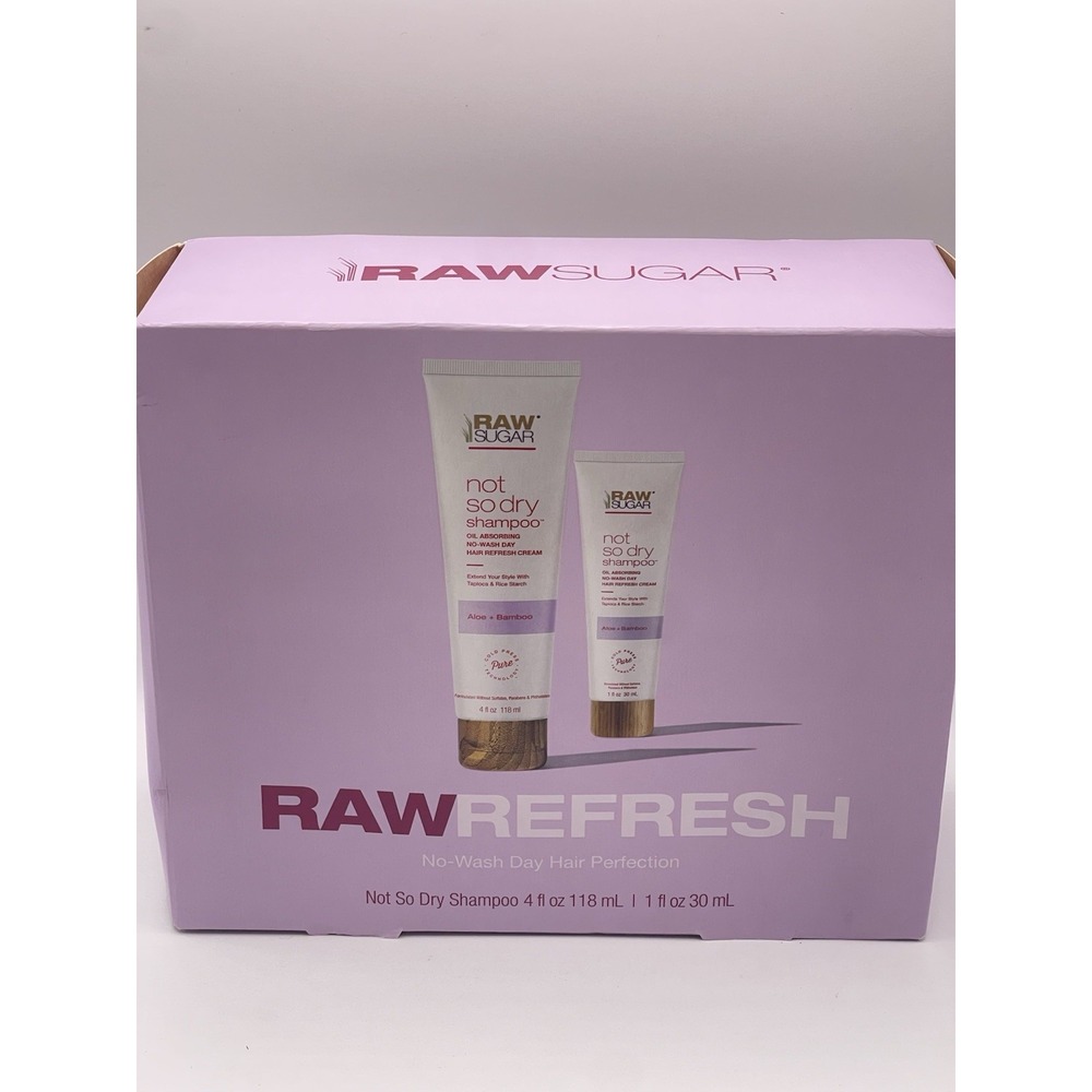 Raw Sugar Raw Refresh 2‎ Piece Not So Dry Shampoo Hair Care Gift Set